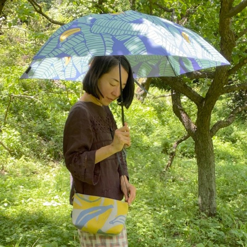 折り畳み傘（晴雨兼用）「バナナ」木陰_葉 - 其他 - 棉．麻 