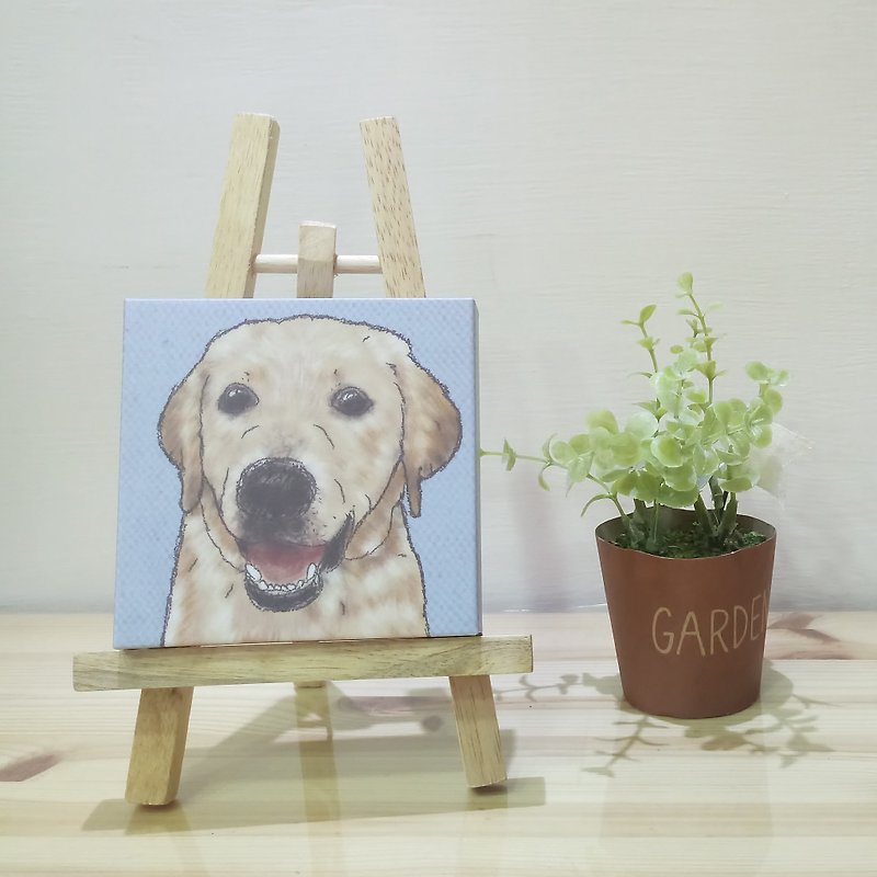 Small Picture Frame-Lightweight Frameless Picture-Labrador - Posters - Plastic 