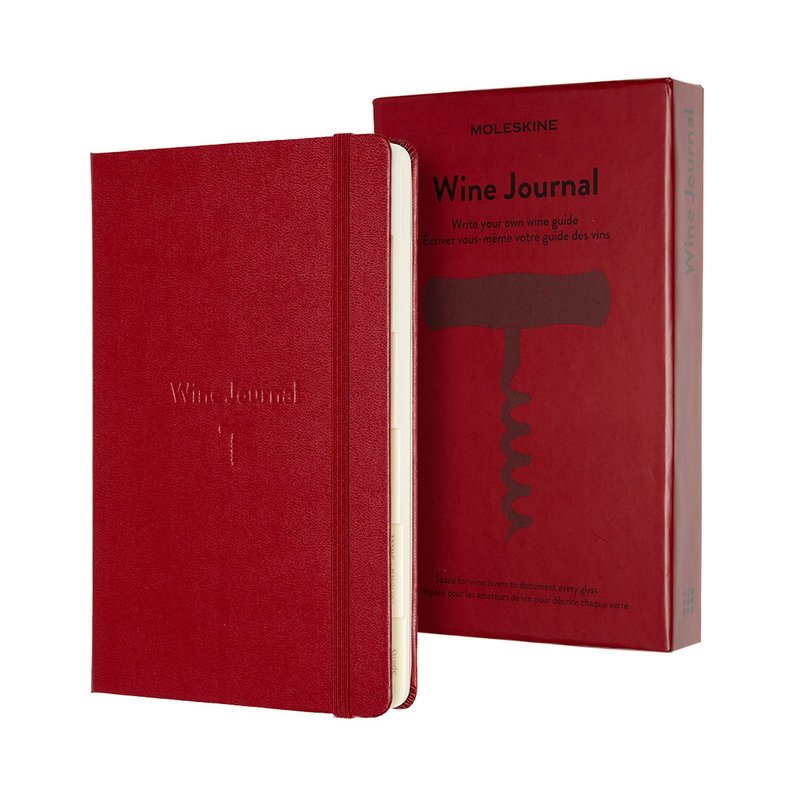 MOLESKINE PASSION 喜好系列筆記本 - 品酒 - 燙金服務 - 筆記本/手帳 - 紙 紅色