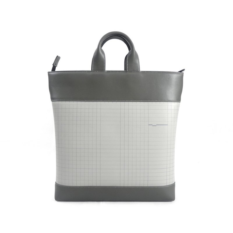 HUM Tote S #CUTTINGMAT #MARBLE GRAY - 手提包/手提袋 - 乳膠 灰色