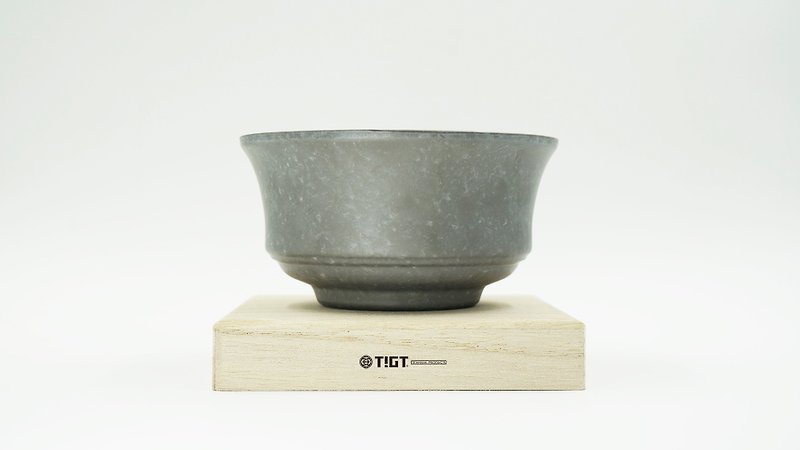 Titanium bowl with 2 dolomite version Titanium content 99% Double-layer vacuum insulation structure TIGT - Bowls - Other Metals Gray