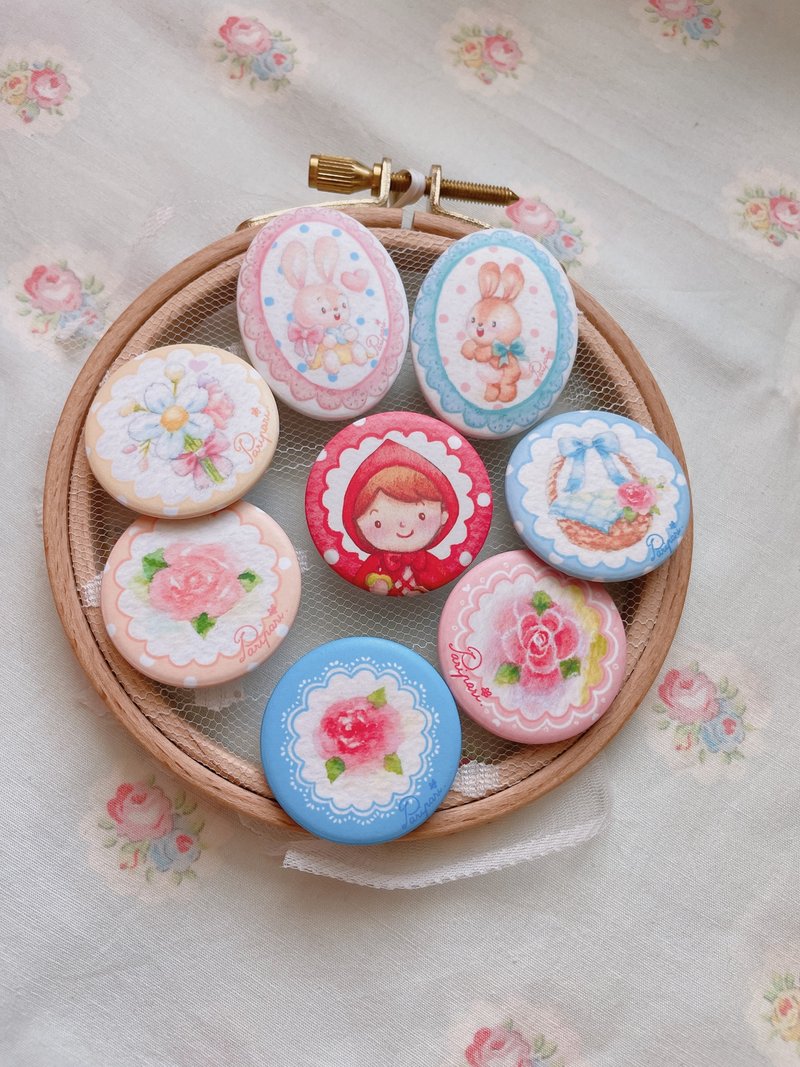 Sweet Vintage Brooch - 胸針 - 其他金屬 多色