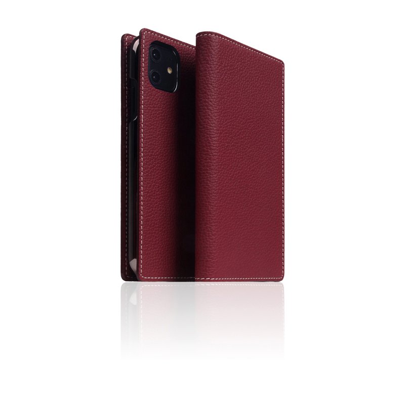 SLG Design iPhone 11 D8 FGL 經典原皮款 側掀式真皮皮套 - 手機殼/手機套 - 真皮 