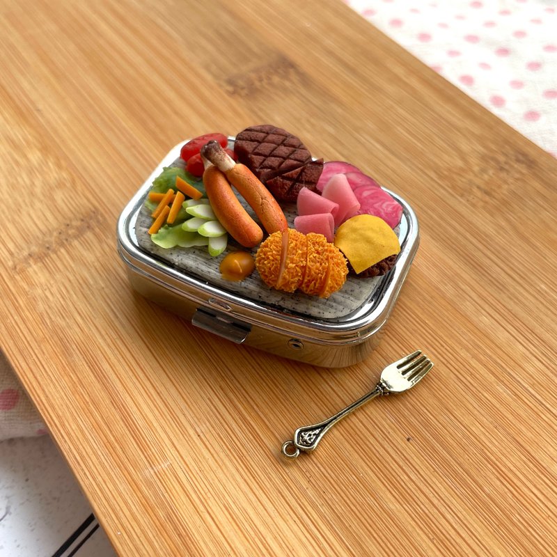 樹脂黏土 享肉主義 飾品收納盒 藥盒 - 居家收納/收納盒/儲物盒 - 黏土 卡其色