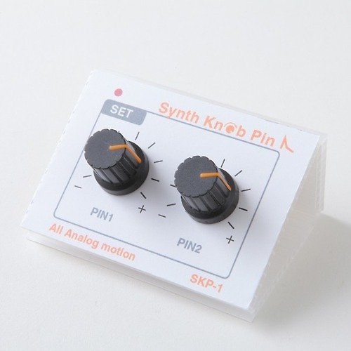 synthesizakkar SKP-1MK-2 ホワイト シンセサイザーツマミ型プッシュピン Synth Knob Pin