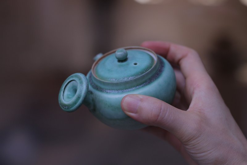 soda burner side handle pot - Teapots & Teacups - Porcelain 