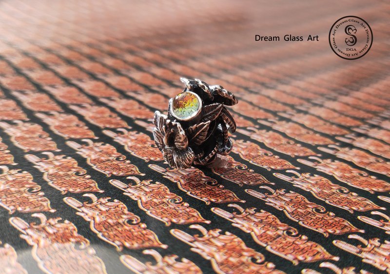 DreamGlassArt*朱槿SBB-190609 - 手鍊/手環 - 其他金屬 銀色