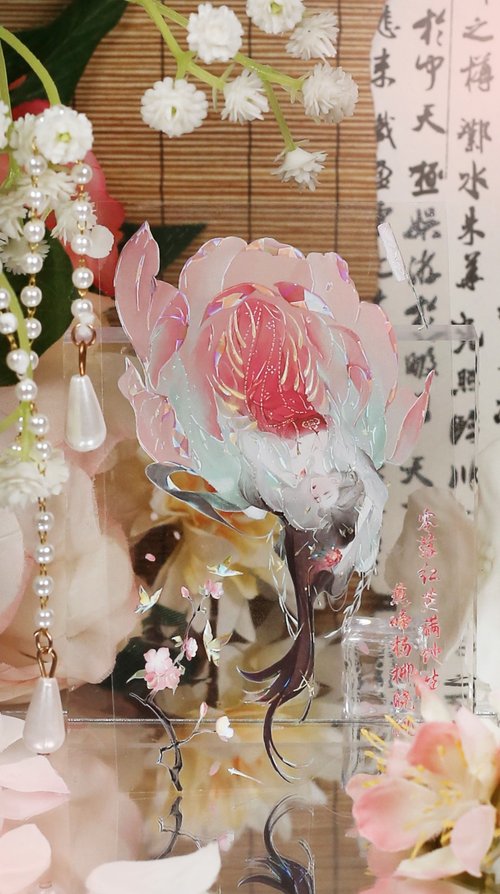 日々美術館 春日宴浮生 古風妖精 PET 和紙膠帶 貝殼光 10米卷