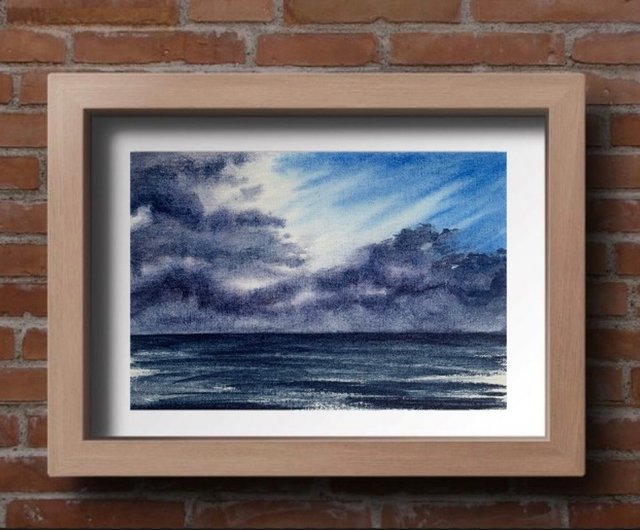 水彩画(海景)№43 水彩画(海景)№43