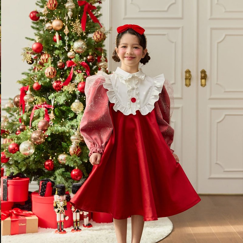 Twinkle bell dress - christmas red - Kids' Dresses - Other Materials 