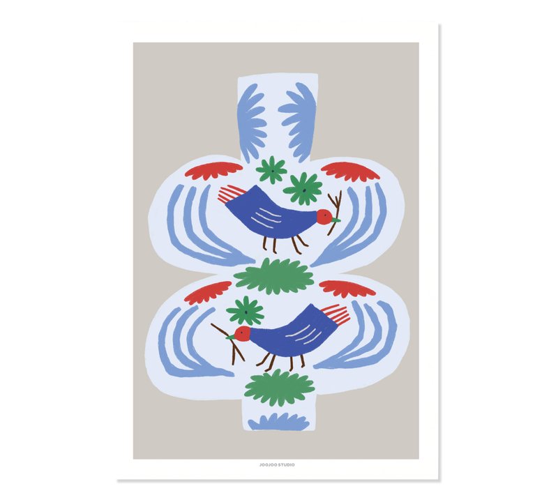Vase poster (A3/A4) - 海報/掛畫/掛布 - 紙 多色