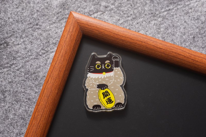 Double-Sided Lucky Cat Refrigerator Magnet - แม็กเน็ต - อะคริลิค 