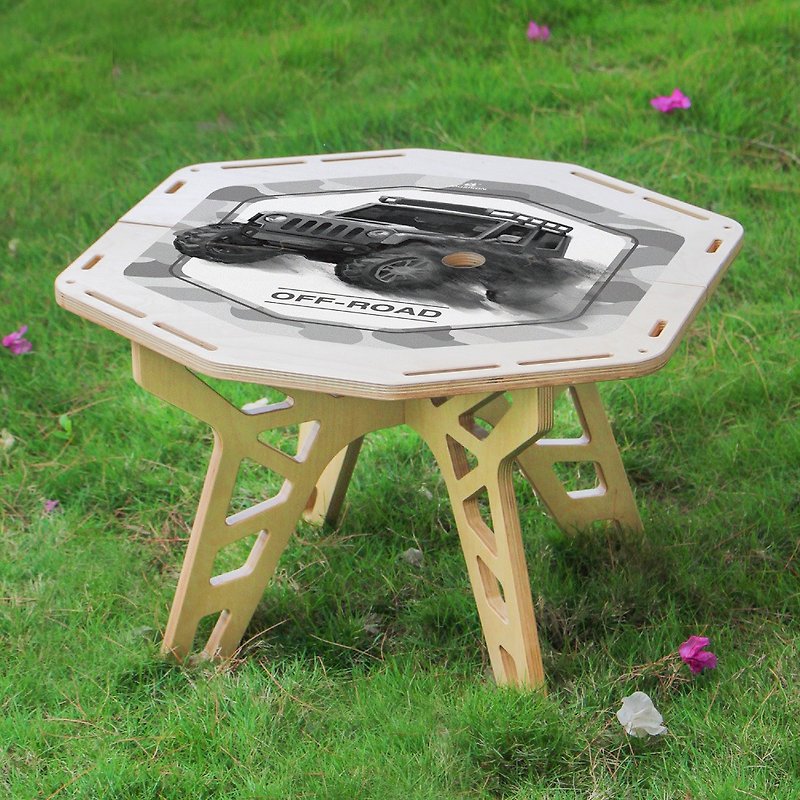 MORIXON Magic Forest Classic Chair Side Table Taiwan-made Camping Table MT-7-10 Leisurely Painted (Vietnamese - ชุดเดินป่า - ไม้ 