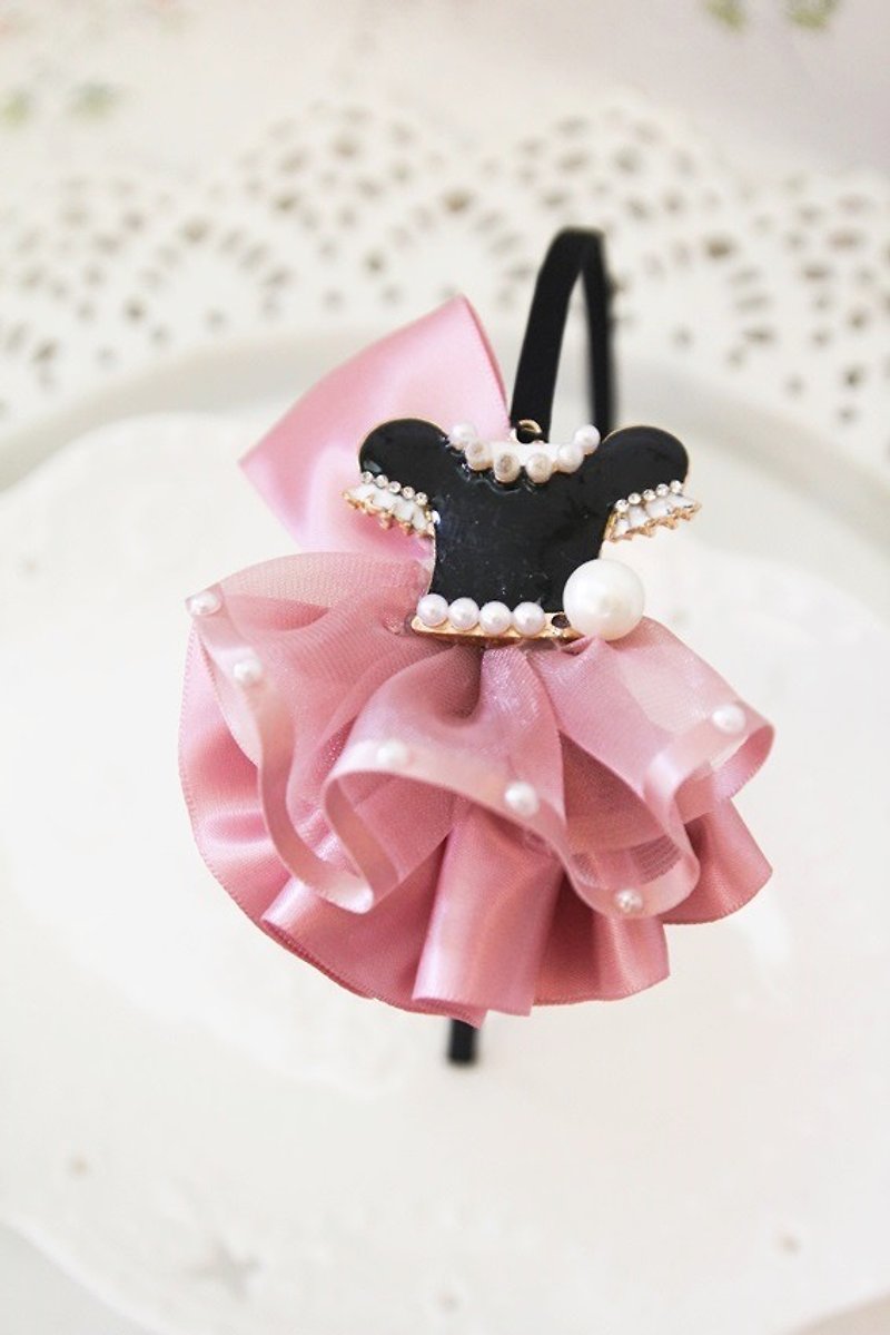 Sweet House Anne of Green Gables mini dress headband - Bibs - Cotton & Hemp Pink