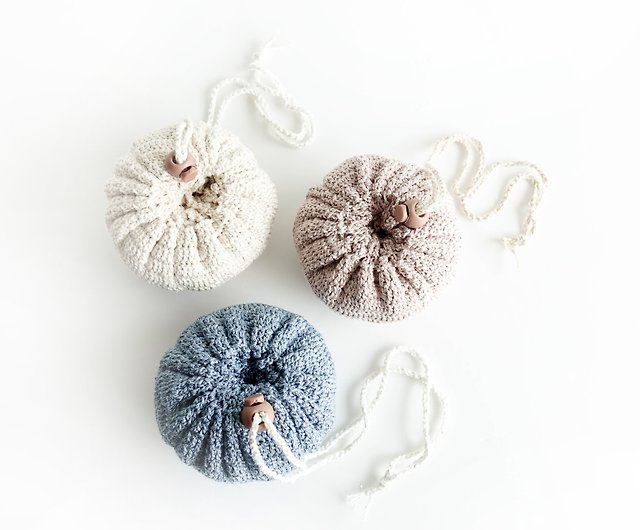 Crochet Pattern Yarn and Colors Foldable Net Bag 