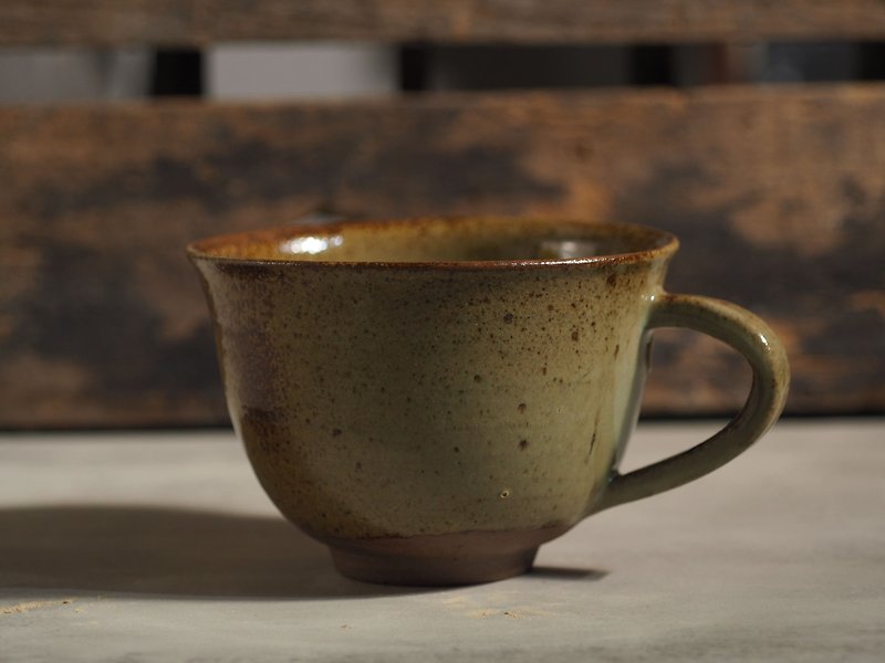 青磁釉コーヒーカップ - マグカップ - 陶器 