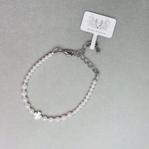 My Little Handmade 手作仔 奧地利Swarovski 珍珠手鏈 JW102H-002