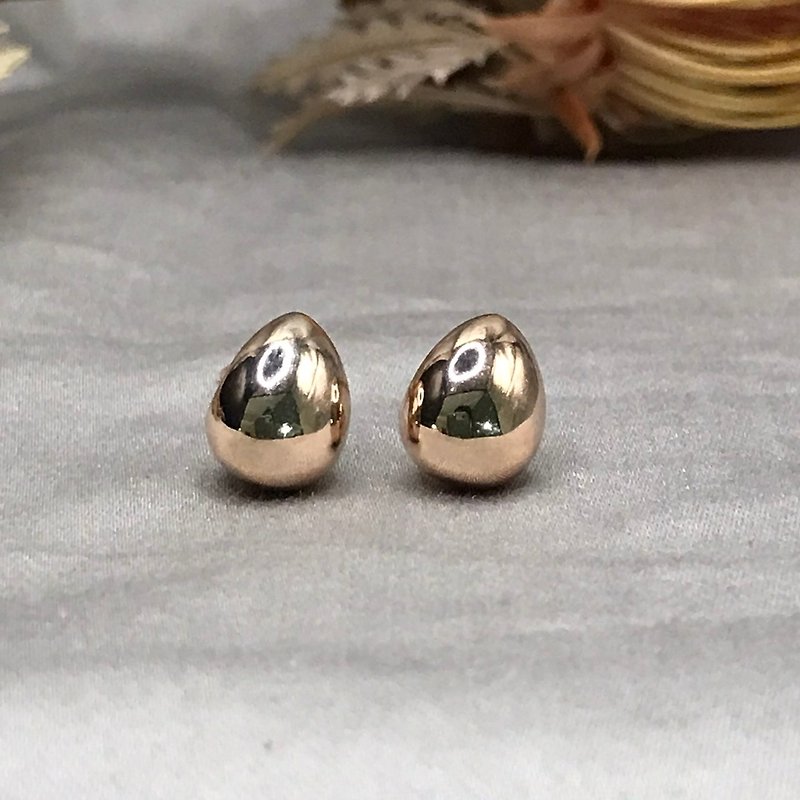 Rose Gold drop ear acupuncture earrings - Earrings & Clip-ons - Sterling Silver 
