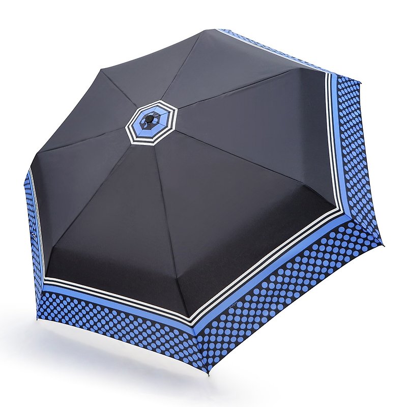安全不回彈自動傘 防風抗UV超輕量省力 - 波光 - 雨傘/雨衣 - 防水材質 黑色