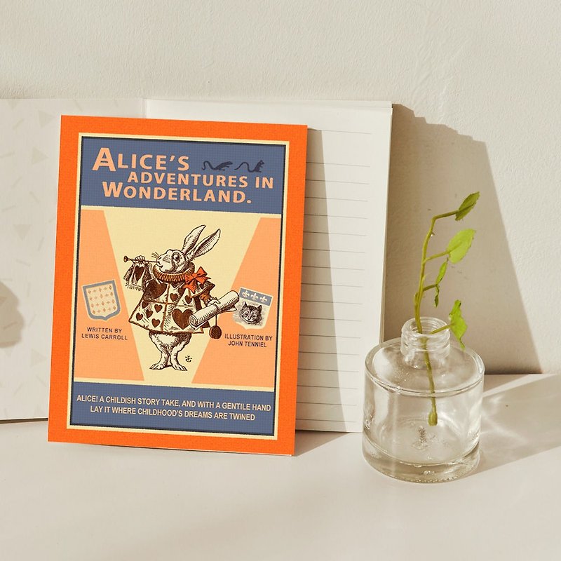 7321 Design Alice Project Portable Notebook - Red Rabbit, 73D73730 - Notebooks & Journals - Paper Orange