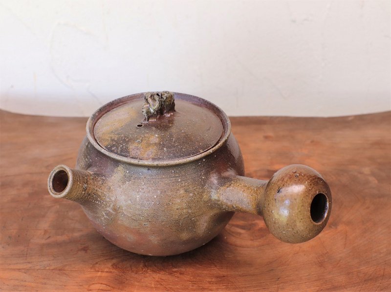 Bizen ware teapot k1-083 - ถ้วย - ดินเผา สีนำ้ตาล