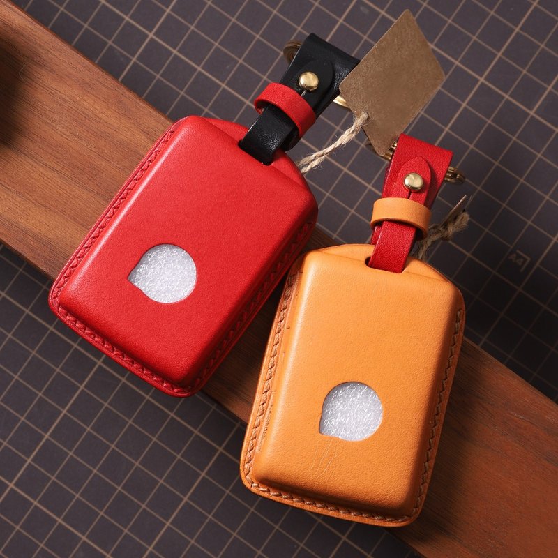 【瘋匠】全手工客製 For Volvo 沃爾沃富豪車 高端新年聖誕禮物 - 鑰匙圈/鑰匙包 - 真皮 