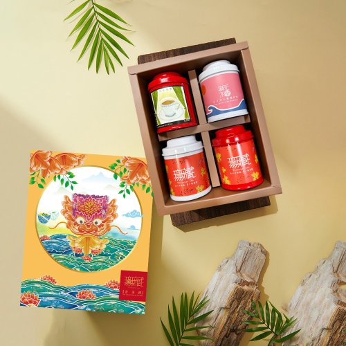 無藏茗茶 F2【無藏】端午公益禮盒 — 好人緣精緻彩盒-綜合四入紅茶禮