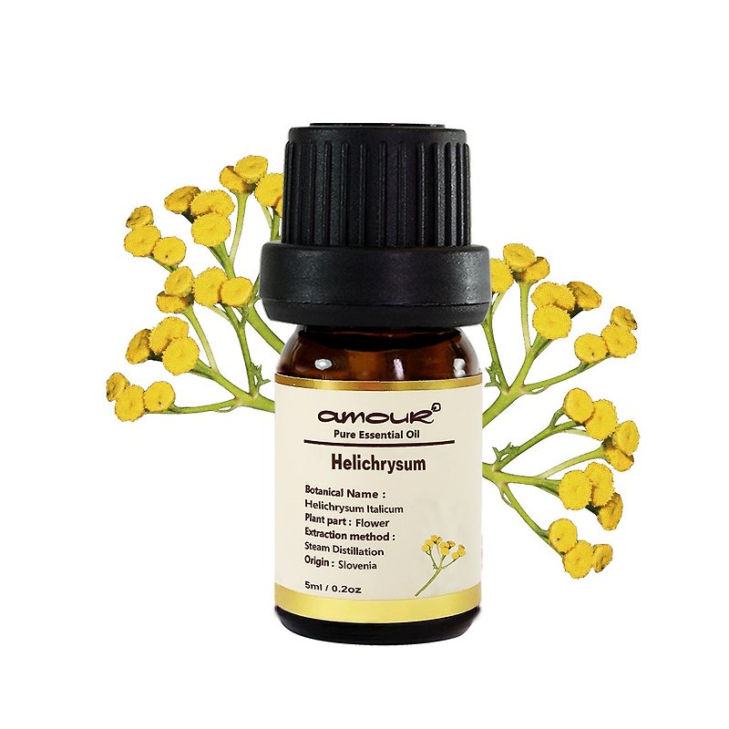Permanent Flower Essential Oil Helichrysum 5ml - น้ำหอม - น้ำมันหอม สีเหลือง