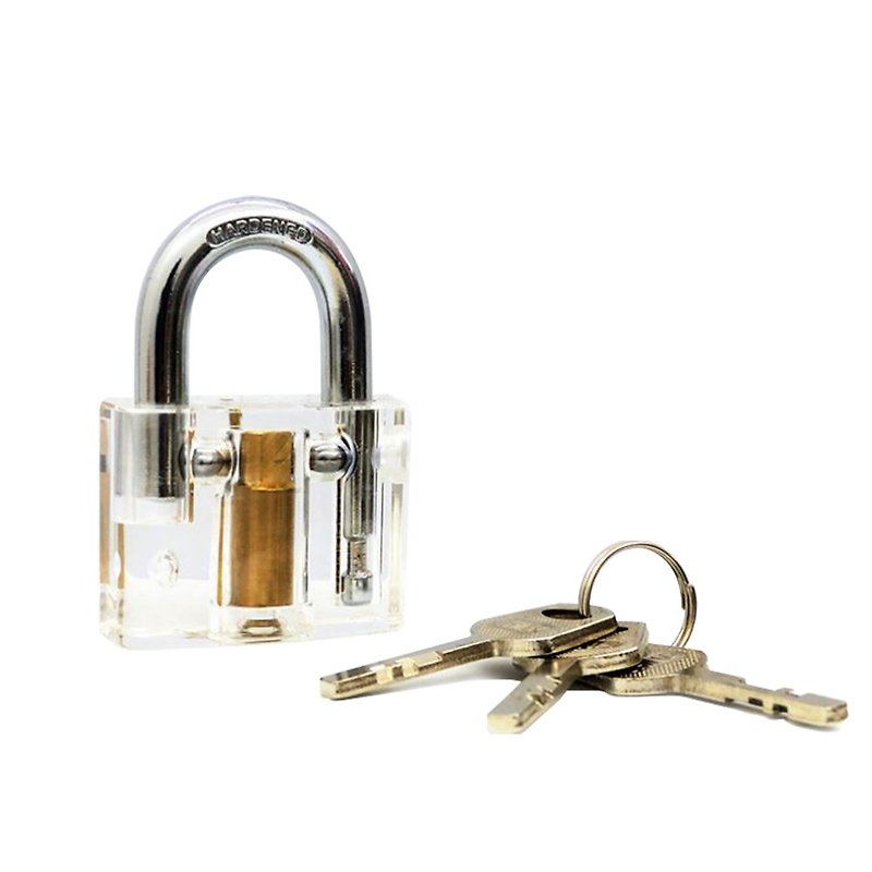 Locksmith Challenge  - 透明構造の南京錠（ブレードタイプ） - その他 - その他の素材 