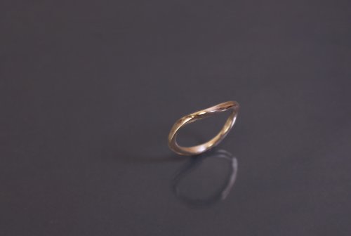 Maple jewelry design 小品系列-方型水波925銀戒
