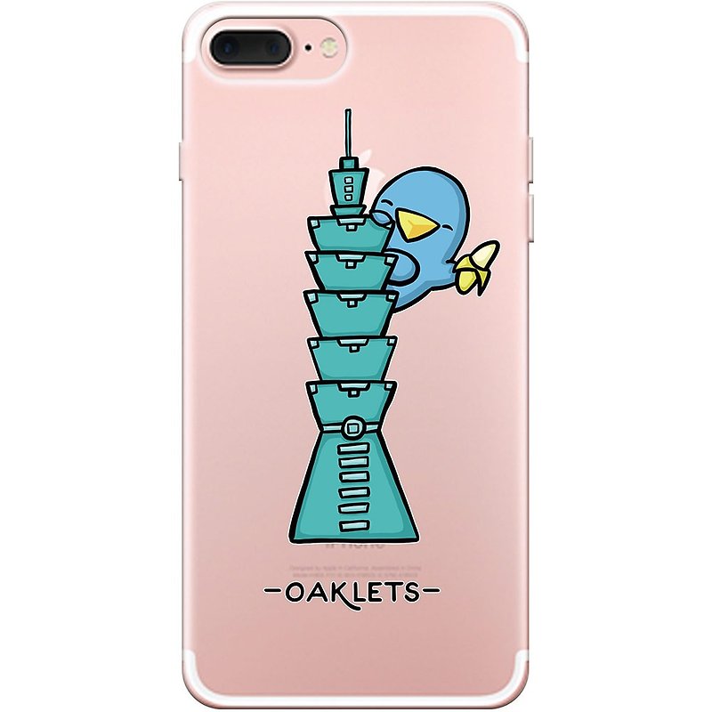 New series - [taipei101] -Oaklets-TPU phone case "iPhone / Samsung / HTC / LG / Sony / millet / OPPO", AA0AF142 - Phone Cases - Silicone Blue