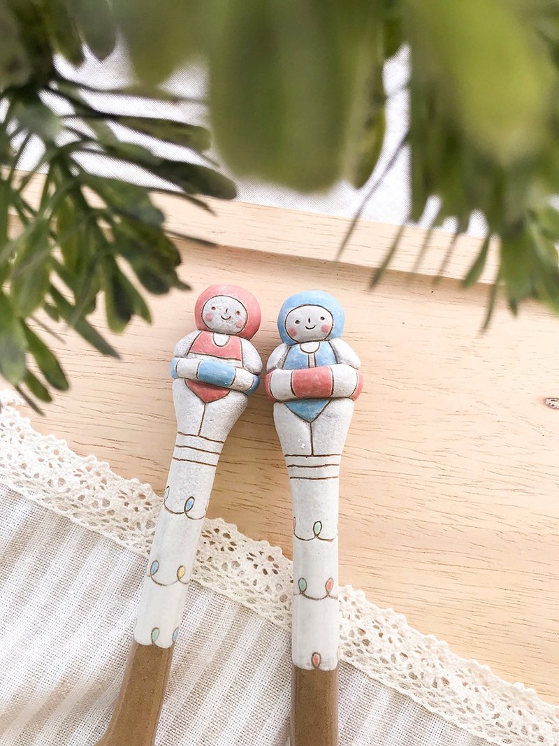夏日樂悠游湯匙 攪拌匙 - 刀叉/湯匙/餐具組 - 陶 多色