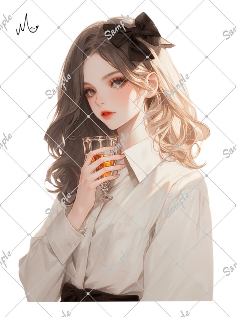オリジナル人物ステッカー - 貼紙 - 紙 