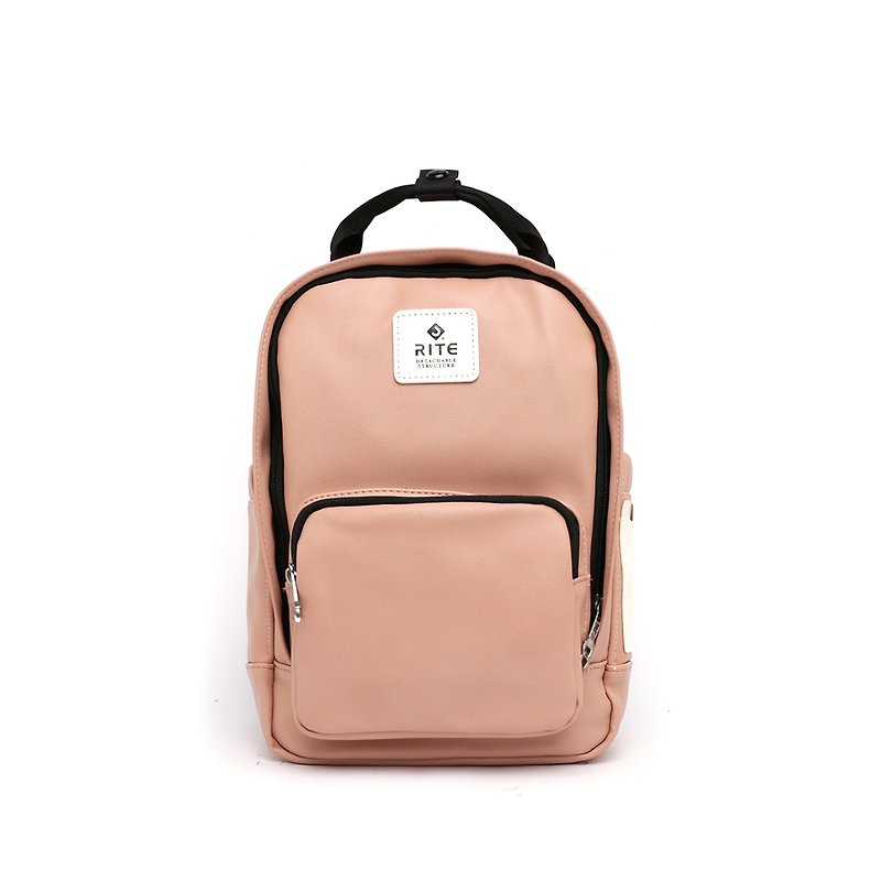 [Membership Reward - Specials] Le Tour Series - 2WAY Loose Heart Bag - S (Leather Powder) - Backpacks - Waterproof Material Pink