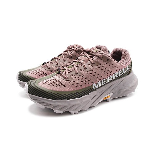 米蘭皮鞋Milano MERRELL(女)AGILITY PEAK 5 戶外健身輕量型慢跑越野鞋 女鞋-粉紅