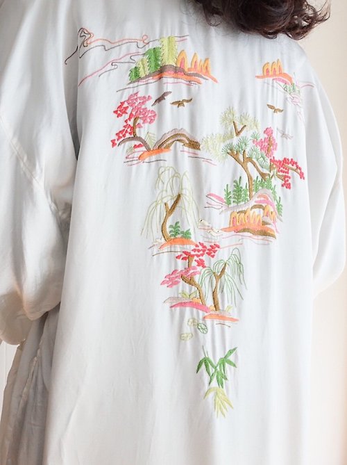 花麗露裊 - vintage shop Vintage 外套 / 手工刺繡罩衫 no.49 tk