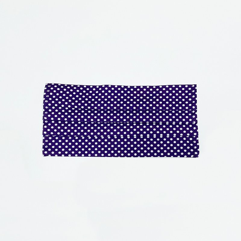 Epidemic Prevention/ It's Raining Tick Tick Mask Cover (mask not included) - Other - Cotton & Hemp Purple