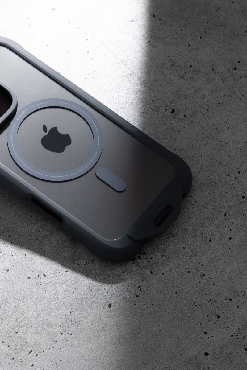 【bitplay】磁吸掛扣殼 for iPhone 16Pro/ProMax 深灰藍 手機殼 - 手機殼/手機套 - 其他材質 