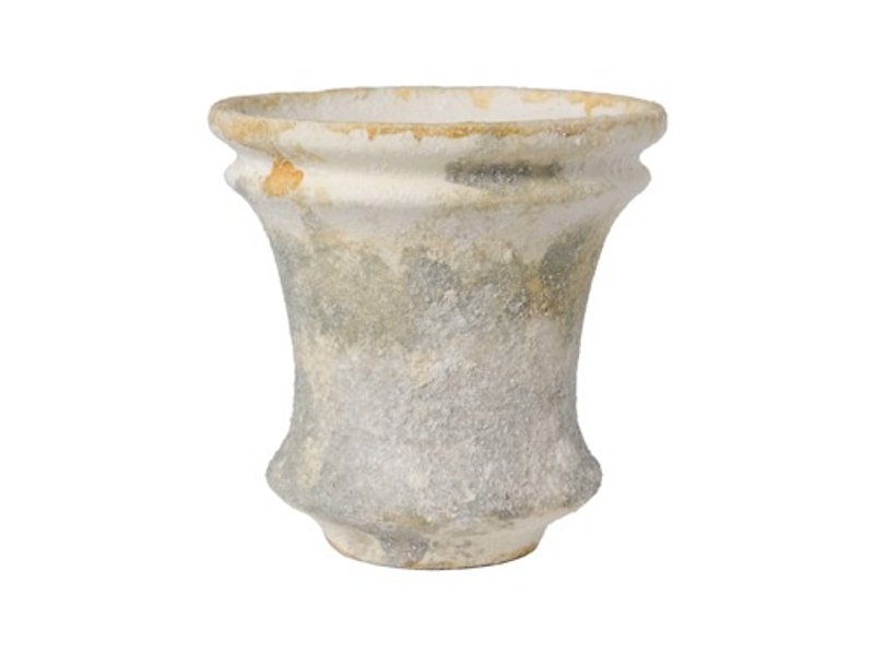 Parba Costeliccio_S_White Rock style_Pot_Planter - Pottery & Ceramics - Pottery White