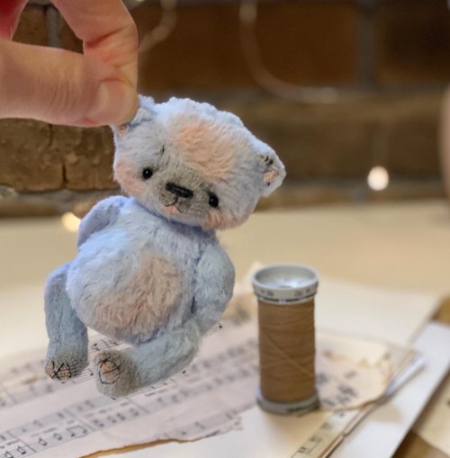 可愛い たのし 小さなテディベア 作家様製 可愛い たのし 小さなテディベア 作家様製