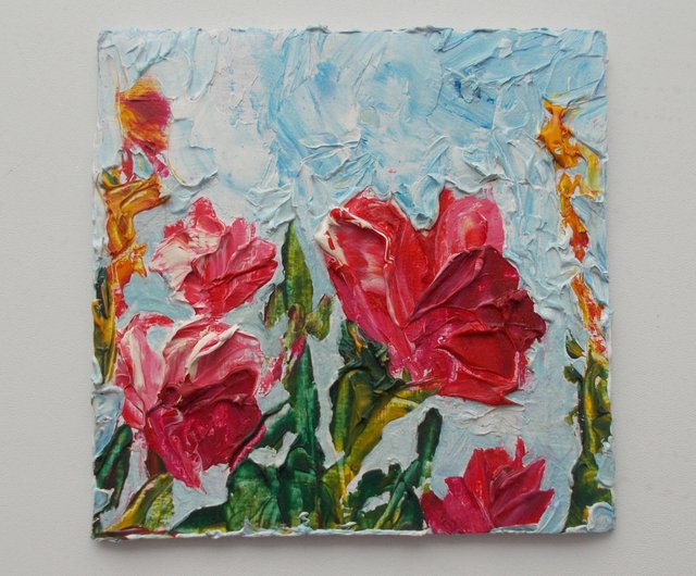 絵画 インテリア 絵 油絵 uF6-113402 花 ばら 絵画 インテリア 絵 油絵 uF6-113402 花 ばら