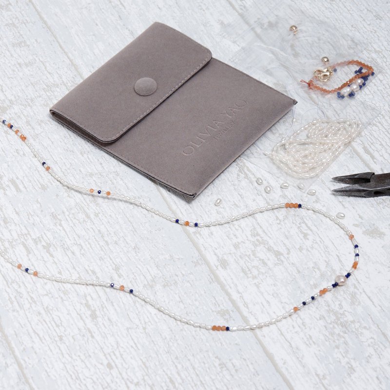 口罩鍊材料包Mask Chain Diy Kit - 金工/飾品 - 寶石 多色