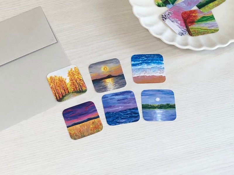 3/ Autumn series, bycolaa sticker set (12 pieces) - Stickers - Paper 