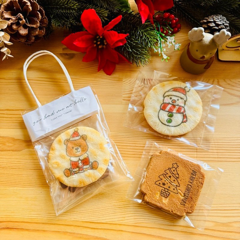 派對點心 | 來店禮 | 聖誕節禮物袋-B款 5件組 - 零食/點心 - 新鮮食材 