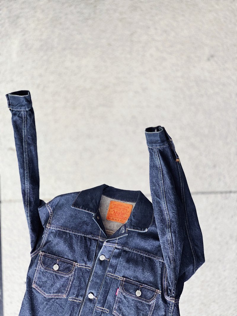 Levis 507xx type2 dark blue classic vintage denim jacket vintage coat - Men's Coats & Jackets - Cotton & Hemp Blue