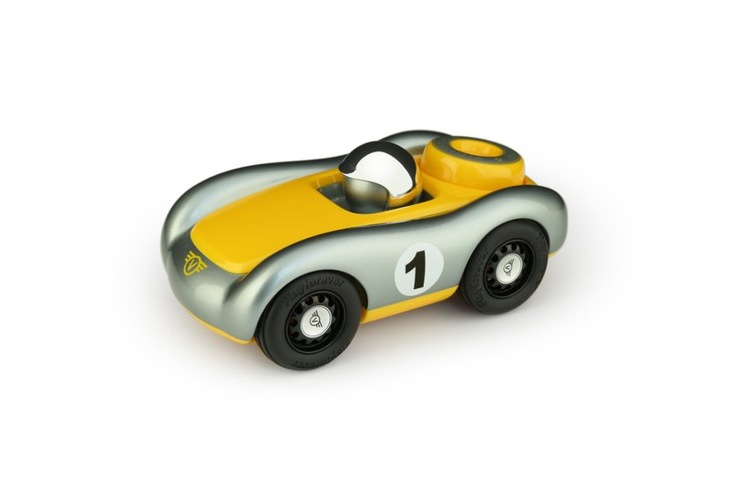 Playforever Streamlined Racing Car (Silver) Viglietta - Items for Display - Plastic 