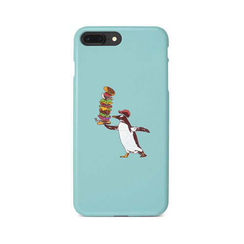 3745 iPhone ケース / hamburger Penguin