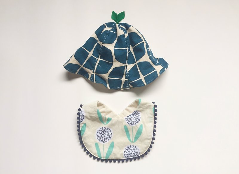 Baby gift set navy - ของขวัญวันครบรอบ - ผ้าฝ้าย/ผ้าลินิน สีน้ำเงิน