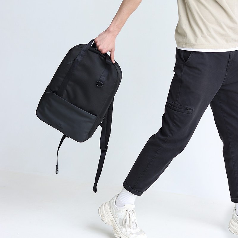 URBANA-TOTE DAYPACK (Black) - Laptop Bags - Polyester Black