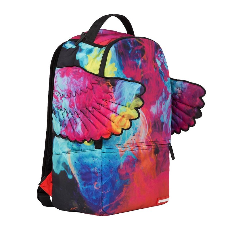 [SPRAYGROUND]DLX WINGS Tripppy Wings Psychedelic Wings Backpack - กระเป๋าเป้สะพายหลัง - วัสดุอื่นๆ หลากหลายสี